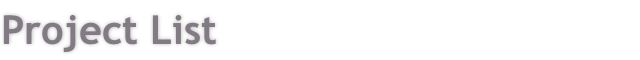Project List 
